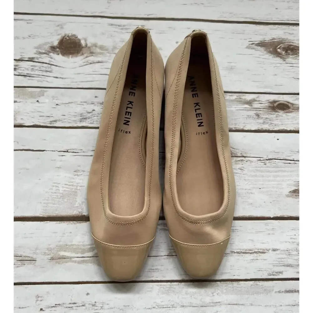 Anne Klein Women's Beige Ballet Flats Size 9